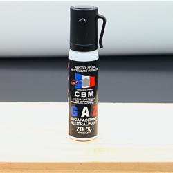 Bombe lacrymogène, spray de défense GAZ CS 25ML - Clip ceinture, poche, sac