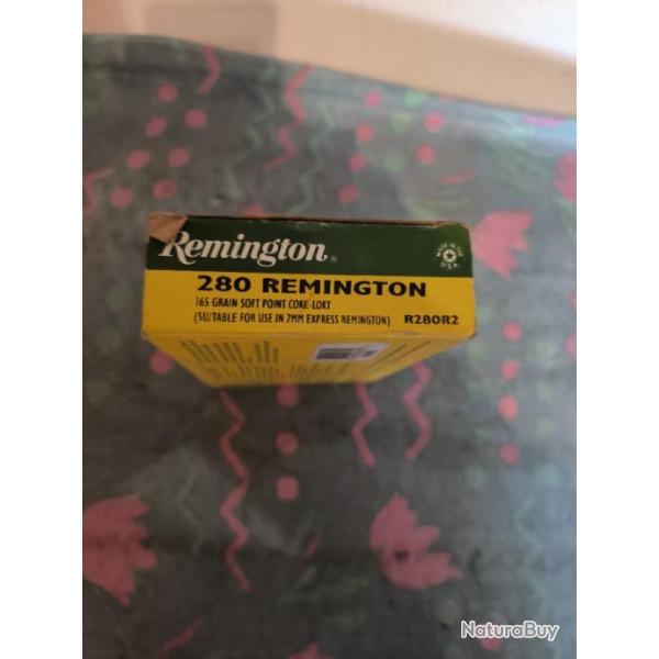 une boite de 280 remington