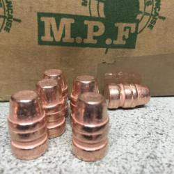 250 Ogives Cuivrées MPF Calibre 38 SWC BB 158 Gr TMJL Ø 354"