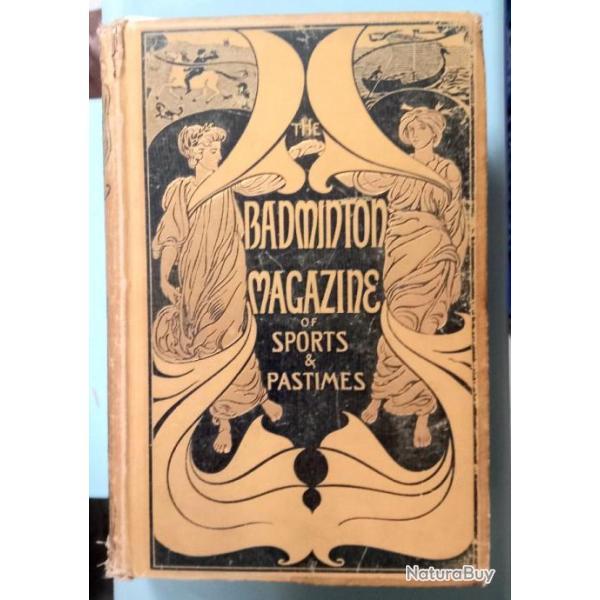 Rare 1re dition de Badminton magazine of sports and pastimes 1895