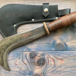 ANCIEN COUTEAU "SERPE ITALIENNE" bowie machete vintage outdoor