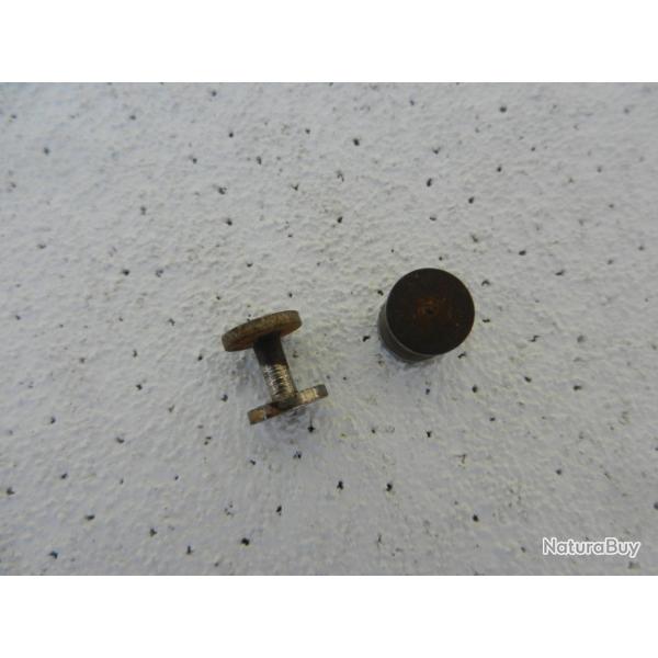 2 rivets  pour bretelle de fusil ou carabine