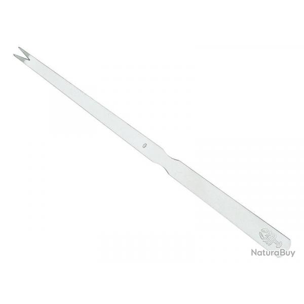 BEL1568 CURETTE A HOMARDS PLATE INOX NEUF