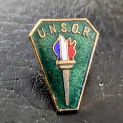 Q pins insigne militaire unsor union nationale des sous-officiers de reserve armee lapel pin Taille