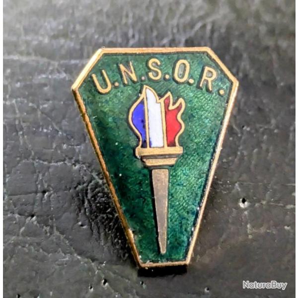 Q pins insigne militaire unsor union nationale des sous-officiers de reserve armee lapel pin Taille