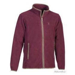 BLOUSON POLAIRE PERCUSSION SCOTLAND BORDEAUX