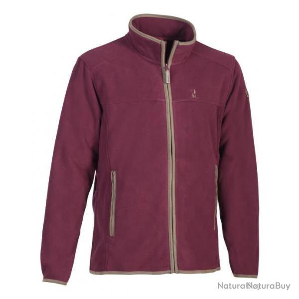 BLOUSON POLAIRE PERCUSSION SCOTLAND BORDEAUX