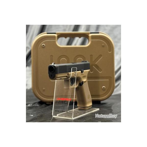 Edition limite - PISTOLET GLOCK 17 GEN5 CAL 43 PAINTBALL T4E COYOTE FRENCH ARMY