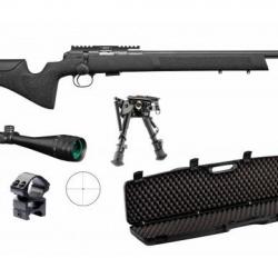 Pack Carabine 22lr CZ 457 Long Range + Lunette + Bipied + Mallette
