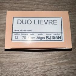 Une boîte de 10 Cartouches Jocker Duo Lièvre 38 grs