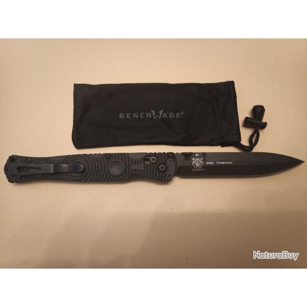 Benchmade SOCP 4.5 391BK couteau de poche, Greg Thompson design