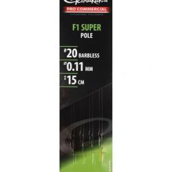 GAMAKATSU BAS DE LIGNE PRO COMMERCIAL F1 POLE GAMAKATSU 0,11mm 20 15cm