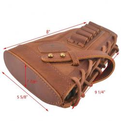 Support de coque de crosse 357, .30-30, .38, DROITIER MARRON