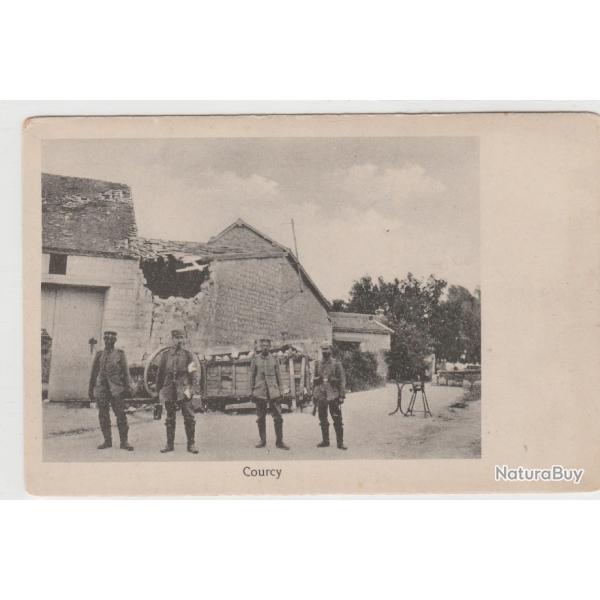 CPA Allemande de Courcy (Marne) /Soldats allemands / 1916