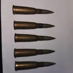 Munition 8mm lebel 5 pièces