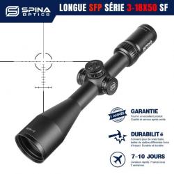 Lunette de visée LONGUE SFP 3-18x50 SF- with 20mm dual ring