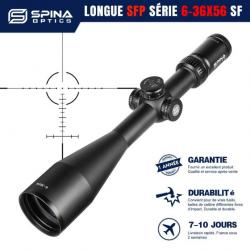 Lunette de visée LONGUE SFP 6-36X56 SF - 11 MM BAS