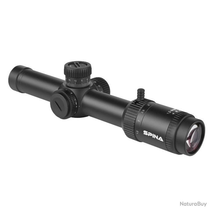 Lunette De Visée Tactique SPINA OPTICS 4-14x50 - Tube 30mm - Rétricule Illuminé - Etanche