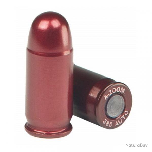 5 douilles amortisseur "Snap cap" cal. .380 ACP en aluminium - A-Zoom