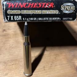 20 munitions 7 65R winchester Supreme 140GR