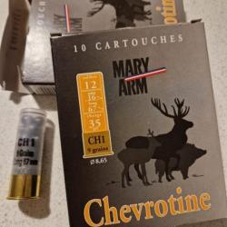 Chevrotine mary arme 35g 12/65 boîte de 10