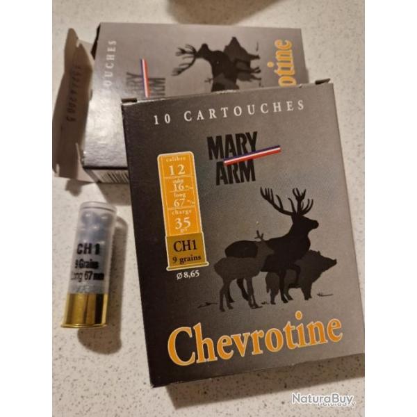 Chevrotine mary arme 35g 12/65 bote de 10