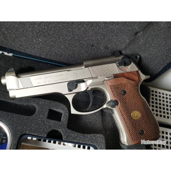 Umarex Beretta 92fs acier / bois CO2-4.5mm plomb