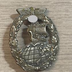 insigne allemand de combat de croiseurs auxiliaires ww2