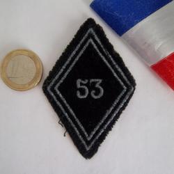 losange militaire français mod 45- 53 ème régiment transmissions