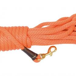 Longe corde orange pour chien Country Diamètre 9mm