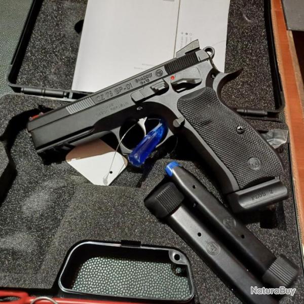 CZ 75 SHADOW 1 CALIBRE 9MM CATEGORIE B