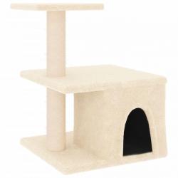 Arbre à chat meuble tour grimper jouet grattage grattoir escalade plateforme avec griffoirs en sisa