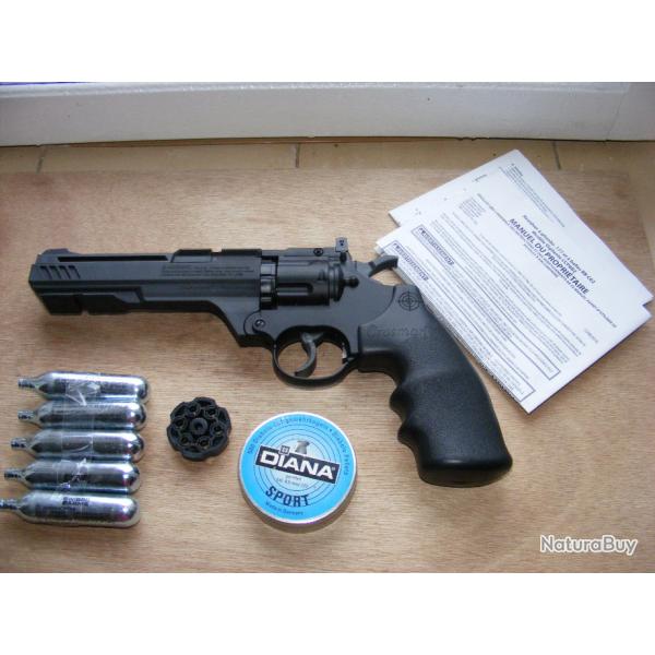 PACK CROSMAN "VIGILANTE" REVOLVER CO2 CAL.4.5