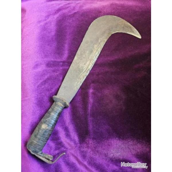 Guerre du Vietnam (WW2?) : machete "serpe ltalienne"