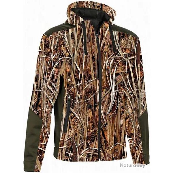 Blouson de chasse zipp new Wolf Ghost Camo Wet Pro Hunt - Taille M