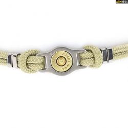 ELDEN PARIS BRACELET DOUILLE ET CORDON BANG BANG CAL 9X19MM COULEUR TAUPE 20 CM (011906)