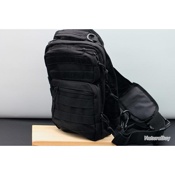 Sacoche, sac, bandoulire, MOLLE, d'paule multi-poches Noir 10 litres