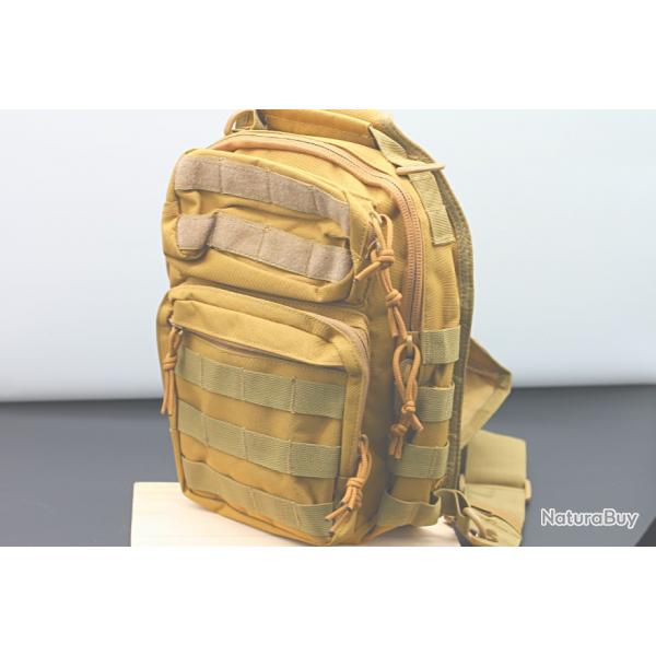 Sacoche, sac, bandoulire, MOLLE, d'paule multi-poches TAN 10 litres