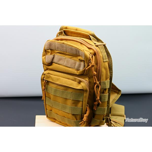 Sacoche, sac, bandoulire, MOLLE, d'paule multi-poches TAN 10 litres