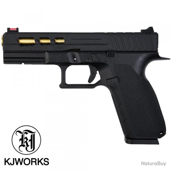 Pistolet CO2 KJ Works KP-13C Blowback - Réplique Airsoft Performante avec Rail Picatinny