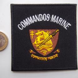 écusson militaire collection insigne tissu commandos marine