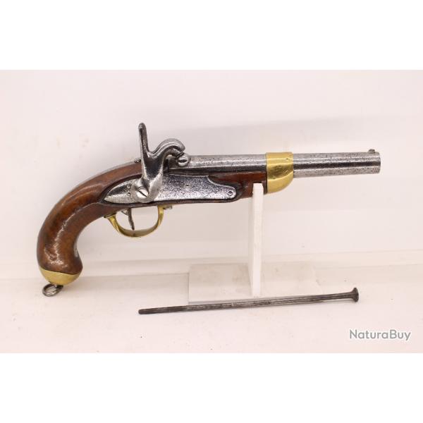 Rare Pistolet de cavalerie 1822T complet dat 1825 non transform Rare - poque 2nd Empire - Napolo