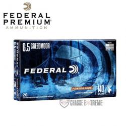 20 Munitions FEDERAL Power Shok Cal 6.5 Creedmoor 140Gr Jacketed Soft Point