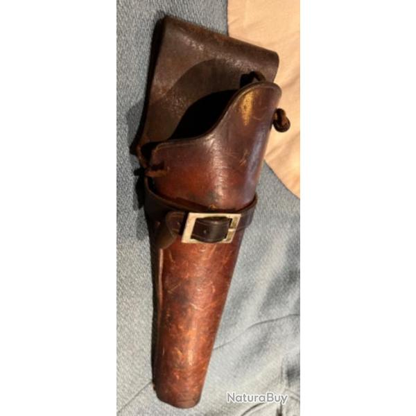 Holster western pour revolver poudre noire petit prix