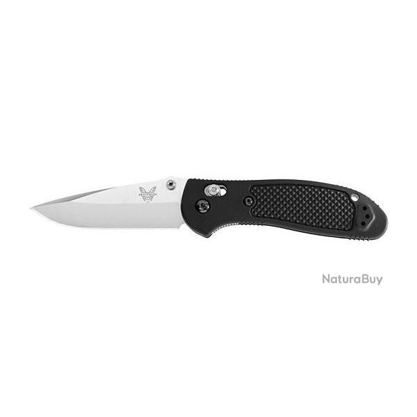 BENCHMADE GRIPTILIAN LAME 88MM MANCHE GFN CLIP REVERSIBLE