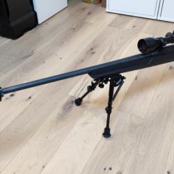 Savage Axis XP 222 Rem 5+1 + lunette weaver 3-9x40 + silencieux hausken MD + bipied et cartouches