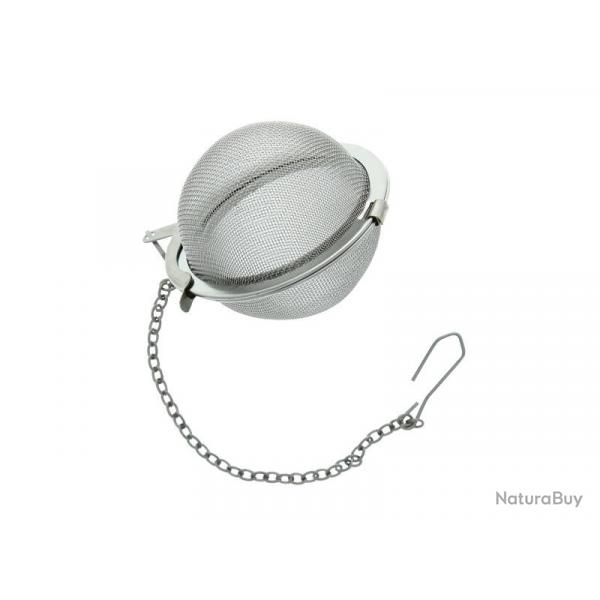 BEL1593 BOULE A THE INOX TAMIS 45MM AVEC CHAINETTE NEUF