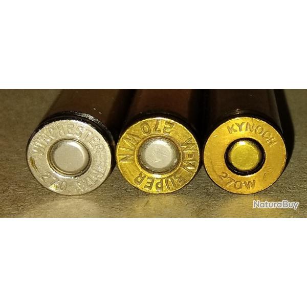 270 Winchester Trois marquages diffrents