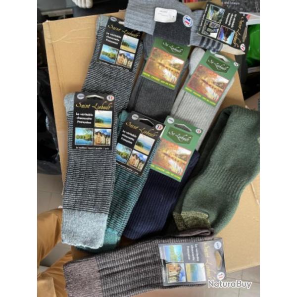 Lot de 9 paires de chaussettes INuSABLES aux enchres, fabrication franaise