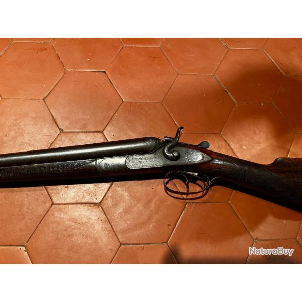 FUSIL DE CHASSE ANGLAIS W&C SCOTT & SON CAL 24